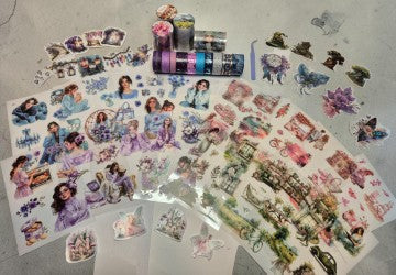 ✨ Creative Sticker & Washi Tape Expansion Set