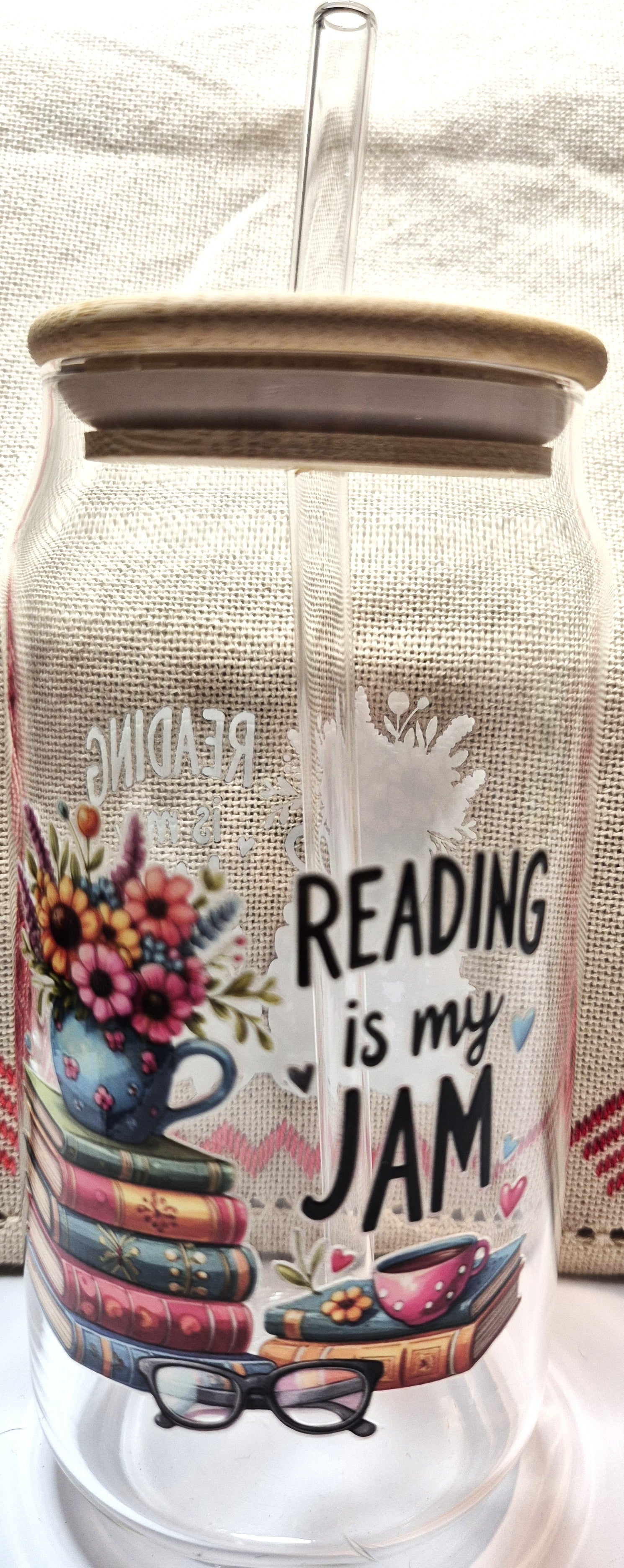Bookish Tumbler Glas