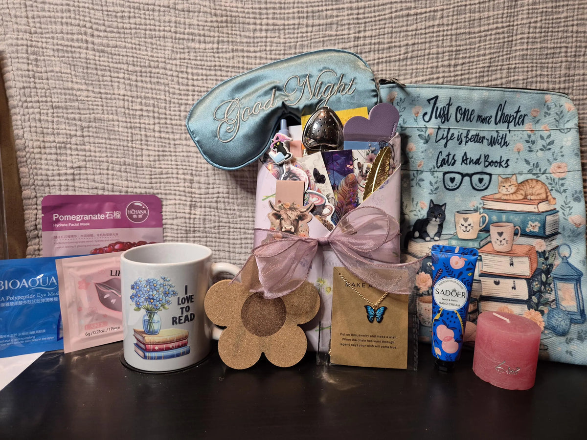 A Cup, A Book & Me Time Box – Cozy Reading Experience