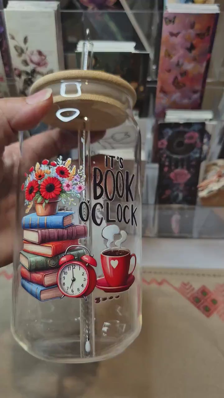 Bookish Tumbler Glas