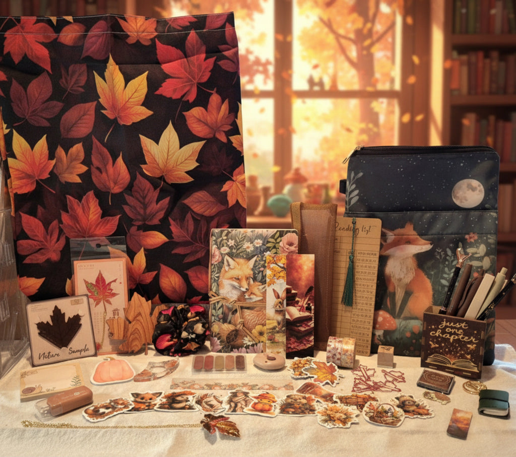 oorbeeld van een 20-item Autumn Mystery Bundle
