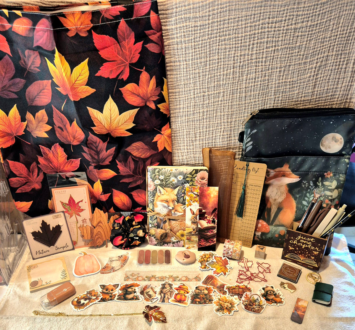 Autumn Mystery Bundle met mok en stationery
Herfstglas als upgrade voor de Autumn Mystery Bundle
